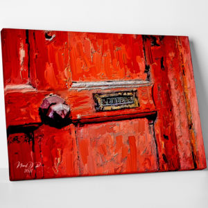 Red Antique Door